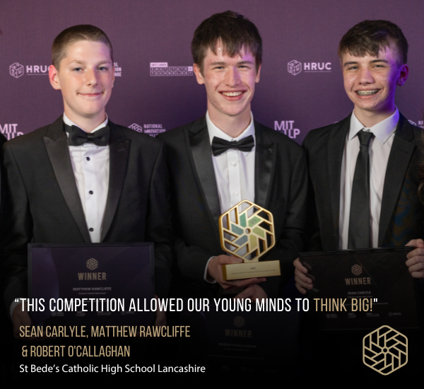 St Bedes Boys - This competition allowed our young minds to think big!