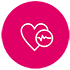 Health heart icon