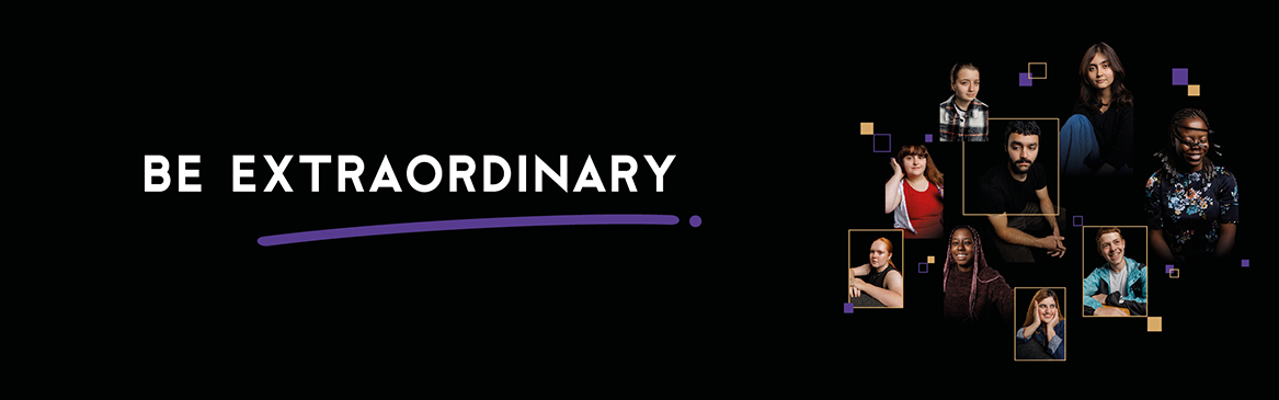 Be Extraordinary banner with Richmond upon Thames students